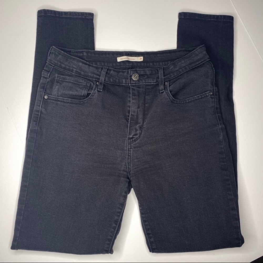 Levi 721 High Rise 10” Skinny Women's Black Jeans